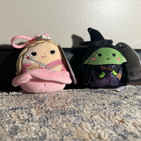 Squishmallows Other - Squishmallows Pink and Green Plush Companions